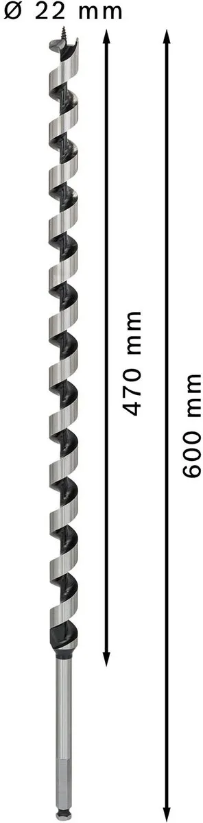 Bosch Professional Slangenboor 22x600mm