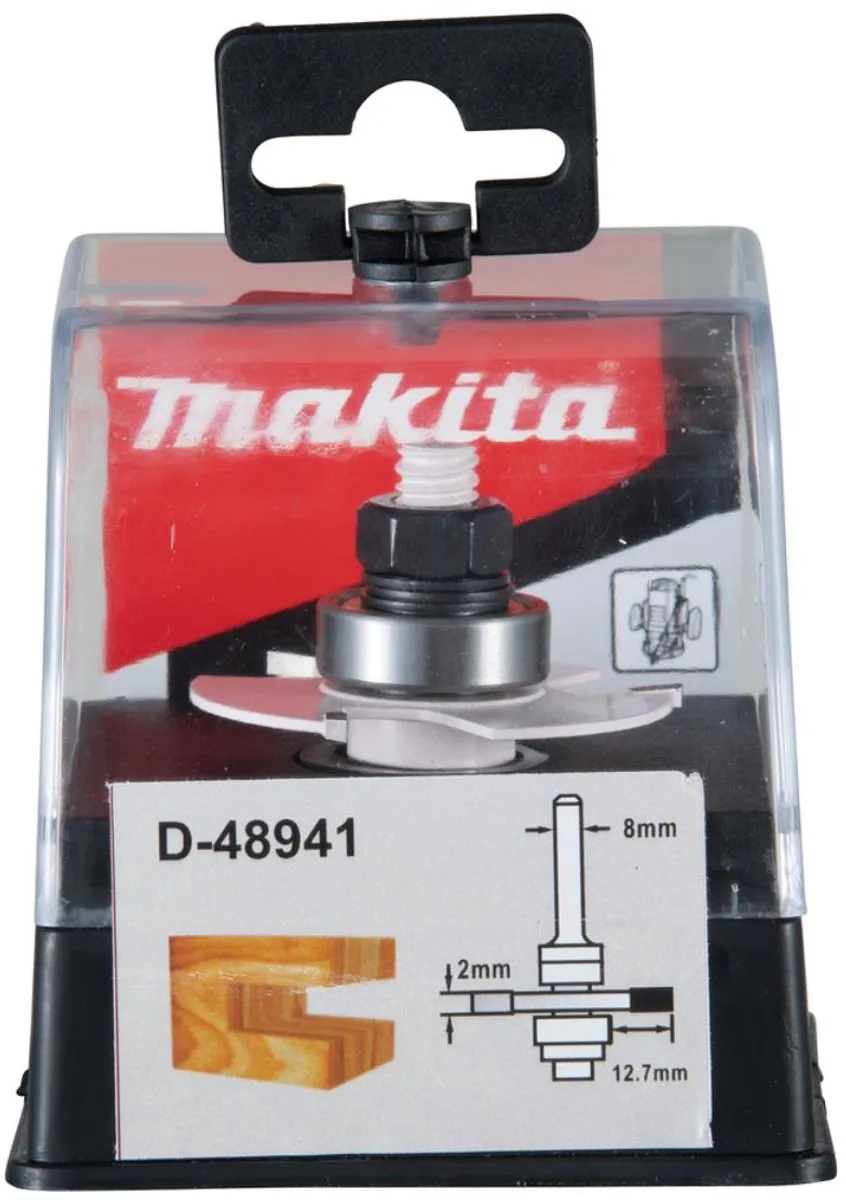 Makita Schijffrees Ø47.6mm - 2mm Hoog - 8mm Schacht