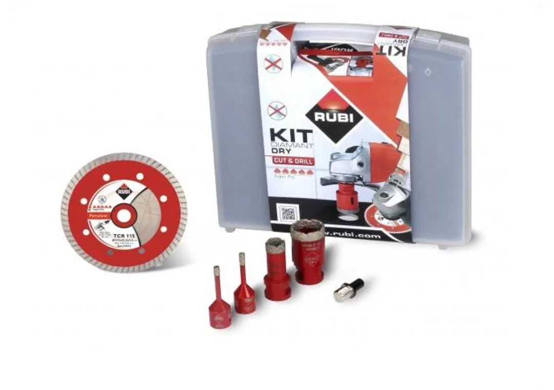 Rubi DRYGRES Set Diamantkronen M14 - 36mm Diepte