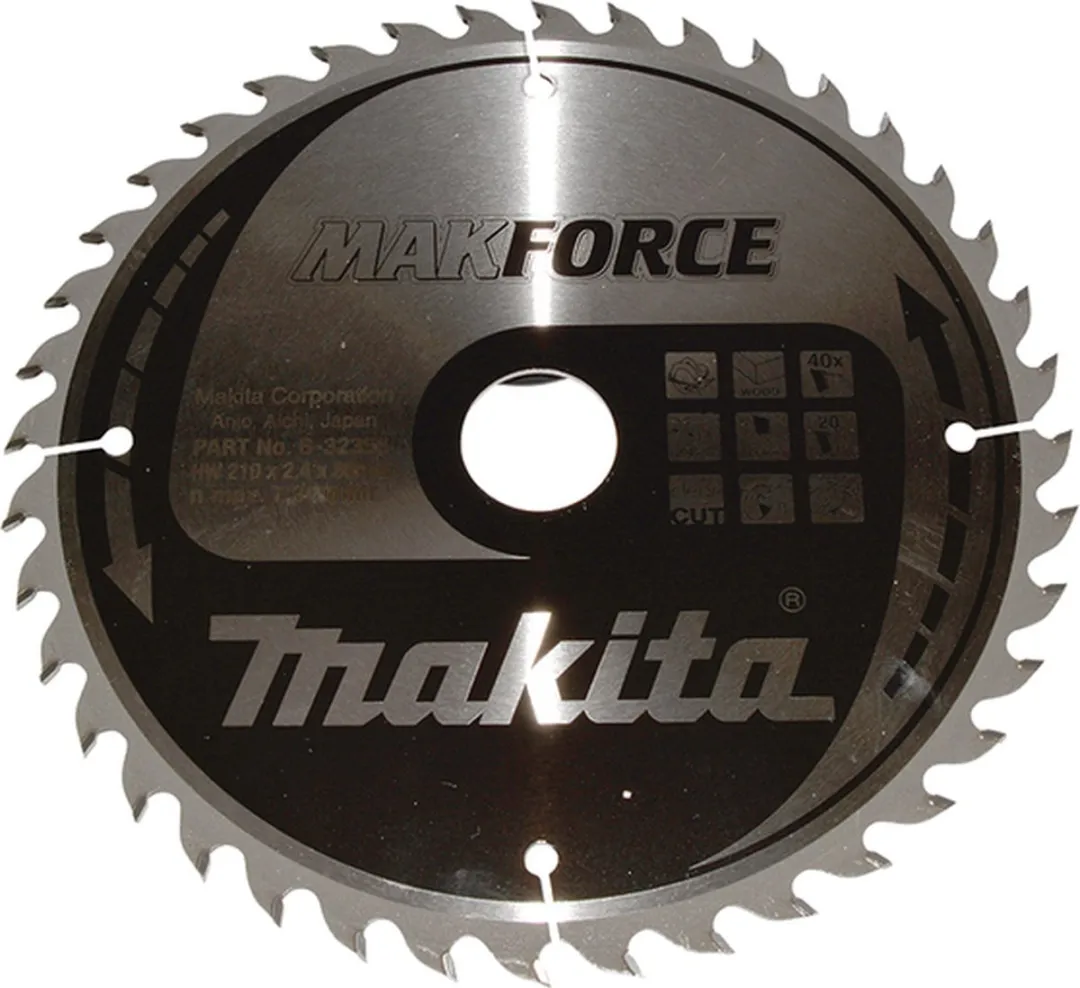 Makita MAKFORCE Zaagblad B-32356 - Hout