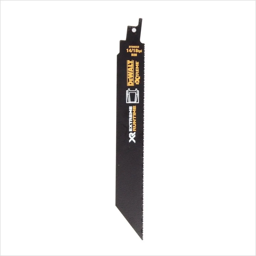 DeWalt DT99552-QZ Reciprozaagbladen 203mm 14/18TPI - 5 Stuks