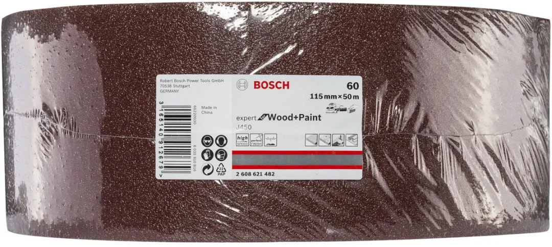 Bosch J450 Expert Schuurrol 115mm x 50m
