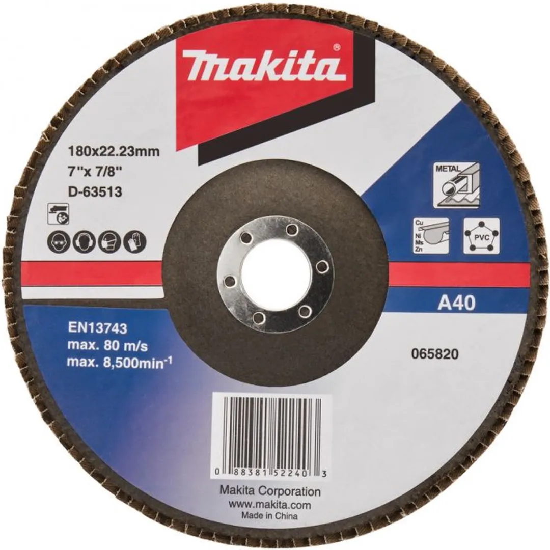 Makita D-63513 Lamellenschuurschijven 180mm