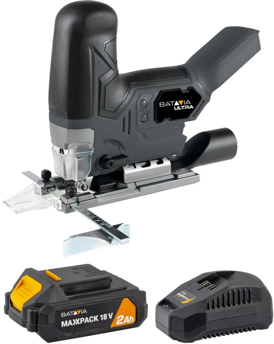 Batavia EC1_7065196 Decoupeerzaag 18V - 3800 r/min - Incl. accu & lader