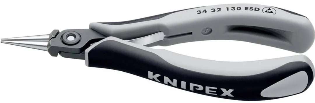 Knipex 34 32 130 ESD Grijptang Ronde Bek 130mm