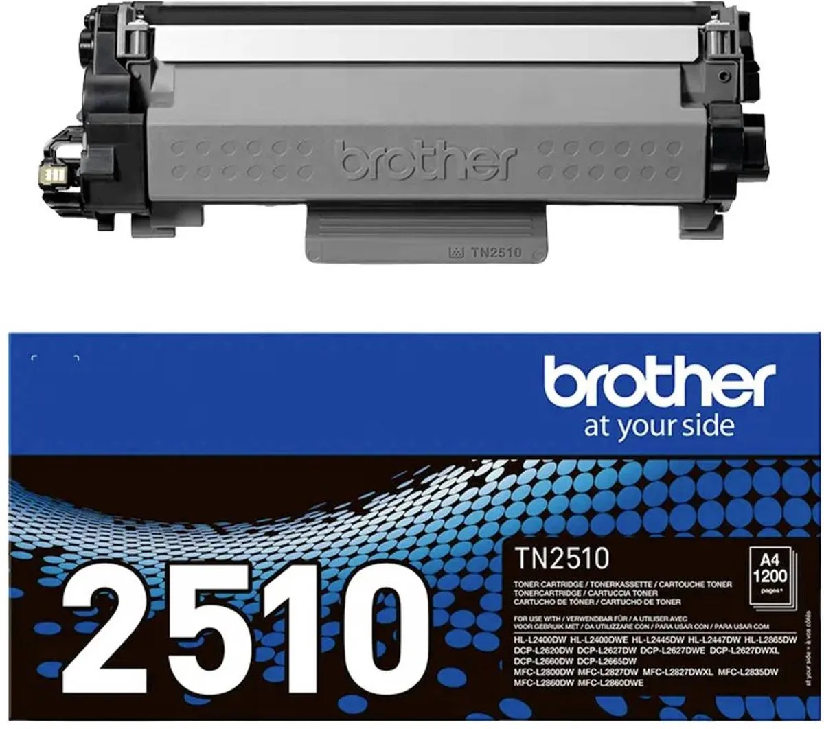 Brother TN-2510 Tonercartridge - Zwart