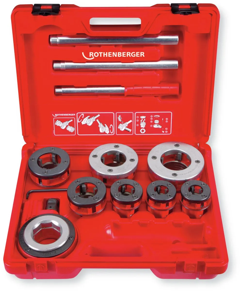 Rothenberger Super Cut Set BSPT R 3/8-2"