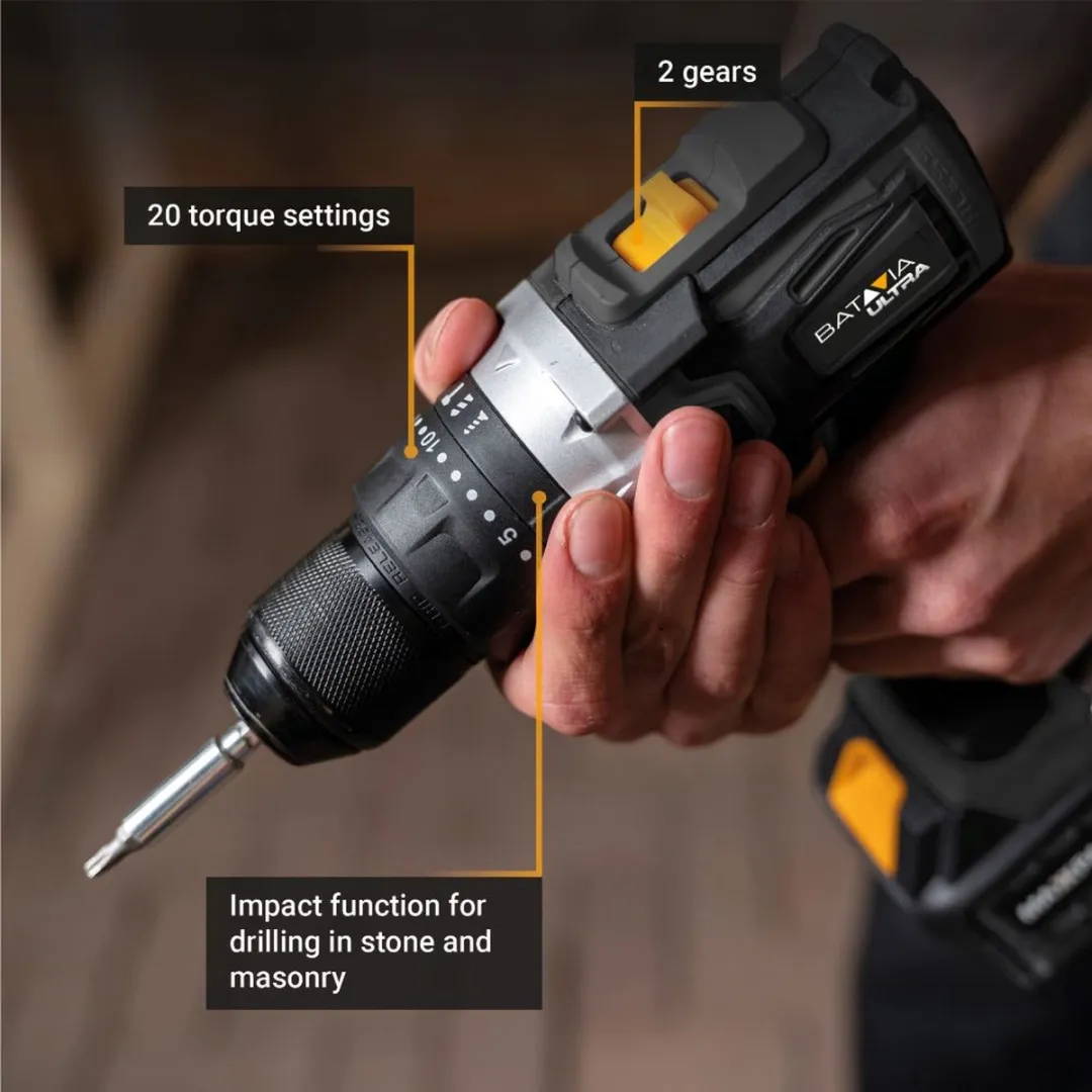 Batavia 7064545 Accu Klopboormachine 60Nm - Brushless - 1800RPM