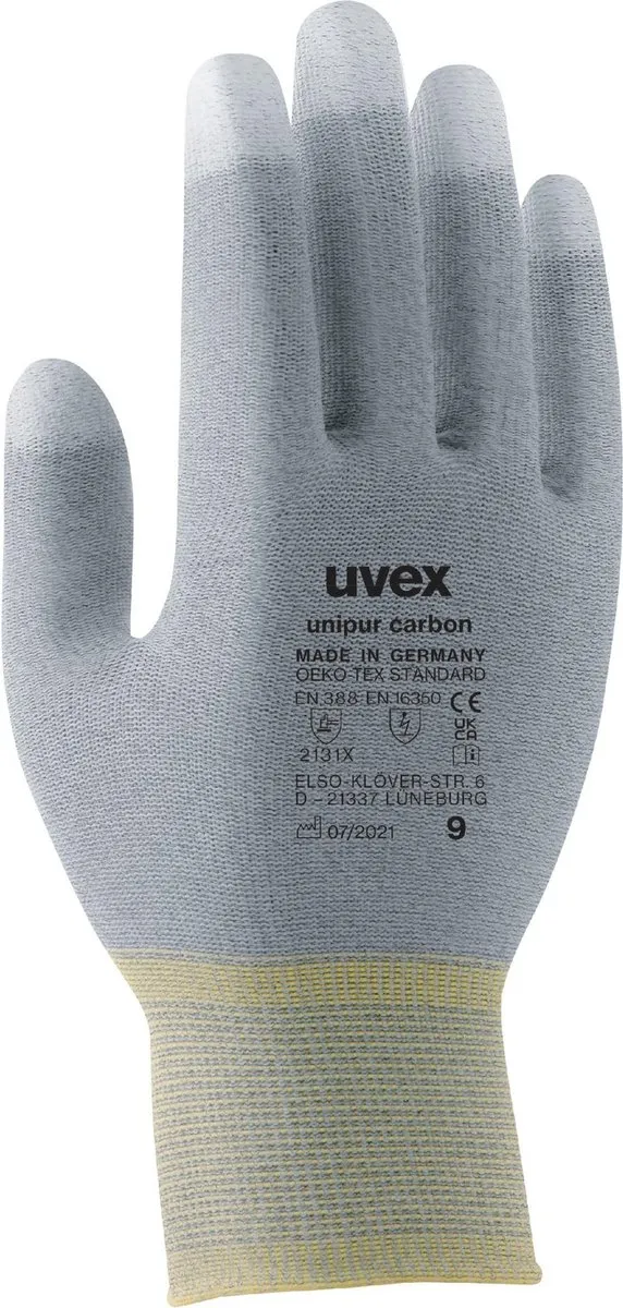 Uvex Unipur Carbon 6055609 Werkhandschoen