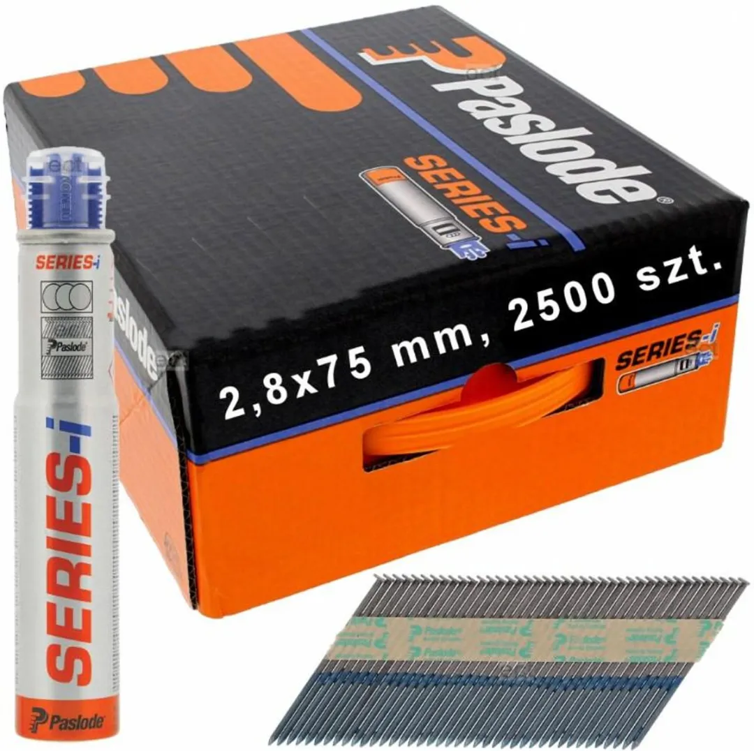 Paslode IM90 Stripnagels 2.8x75mm - 2500 Stuks