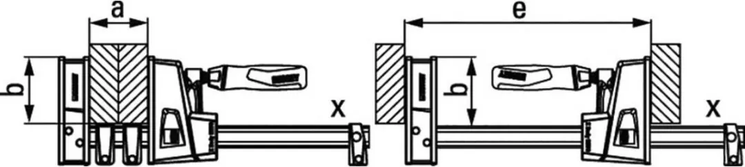 Bessey KRE802K Corpuslijmtang REVO 800/95