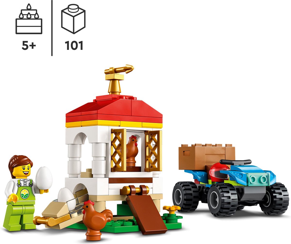 LEGO City Farm Kippenhok - 60344