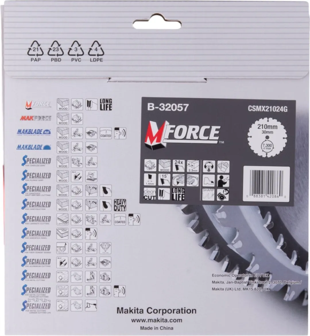 Makita M-FORCE Zaagblad B-32057