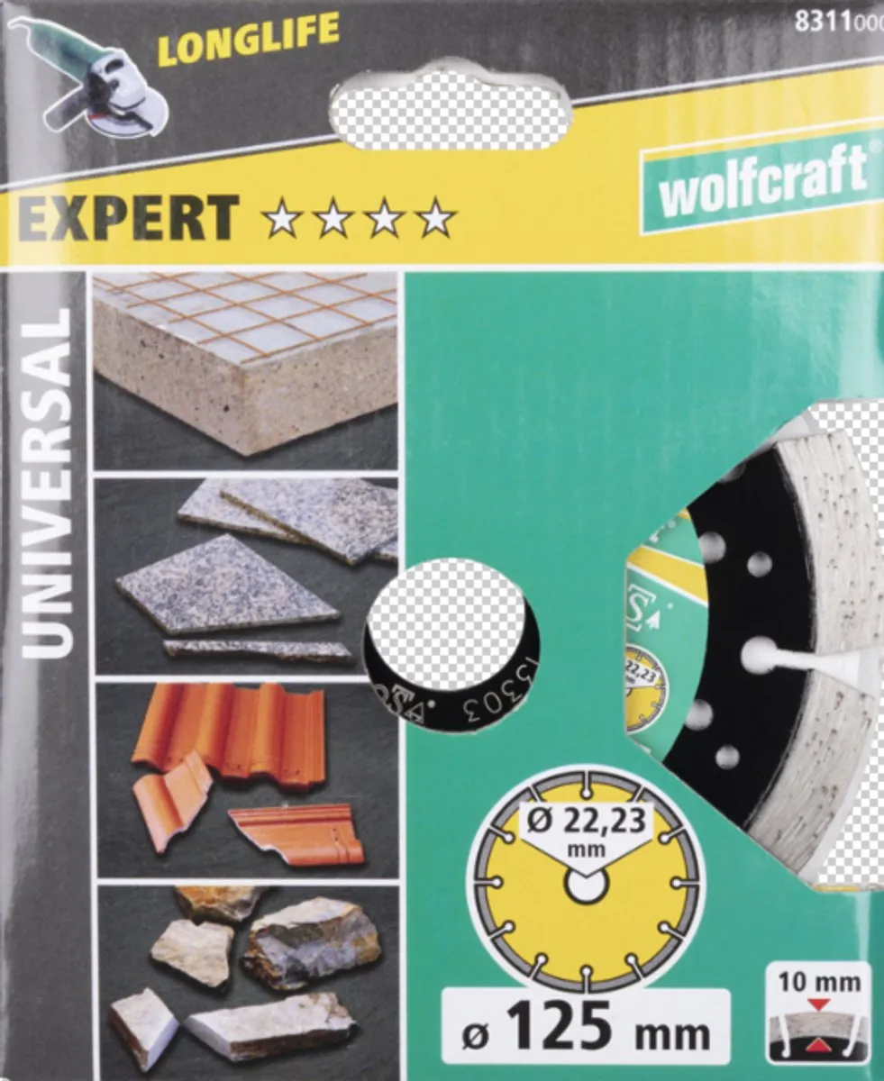 Wolfcraft Diamantdoorslijpschijf Ø125mm 8311000