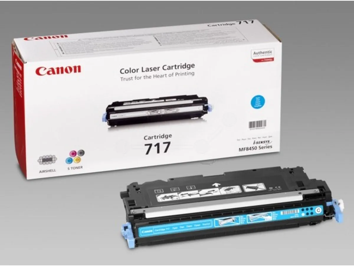 Canon 717 Cyaan Tonercartridge - 4000 Pagina's