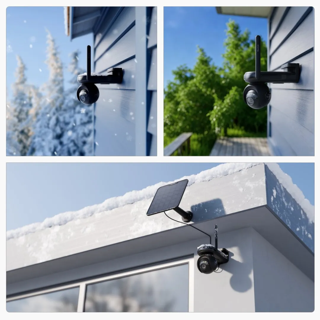 Reolink Altas PT Ultra Zonnecamera 4K - 500 Dagen Batterij - Zwart