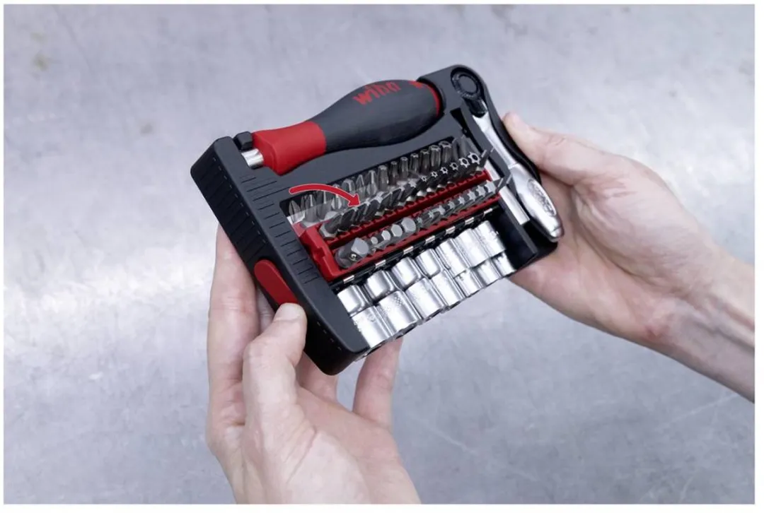 Wiha 46960 Bit- en Steeksleutelset 1/4 - afbeelding 6 van 6