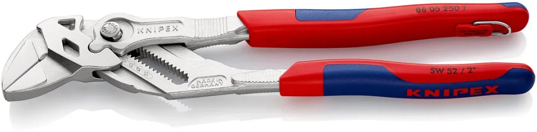 Knipex 8605250TBK Sleuteltang met borghaak 250mm