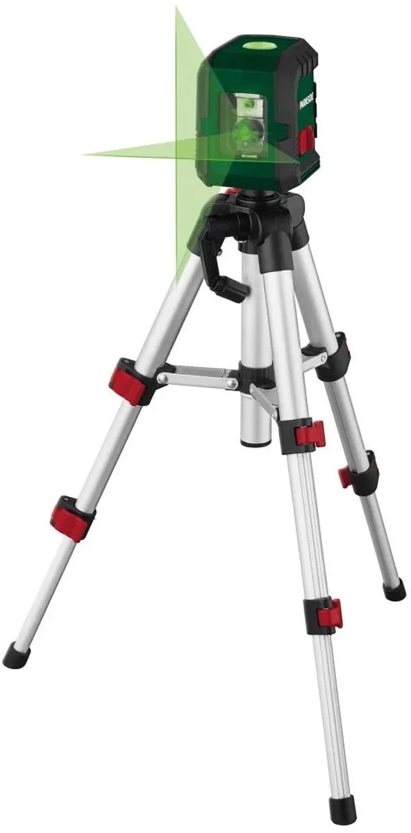 PARKSIDE Kruislijnlaser 4V - Groene laser - Met statief - 40m bereik