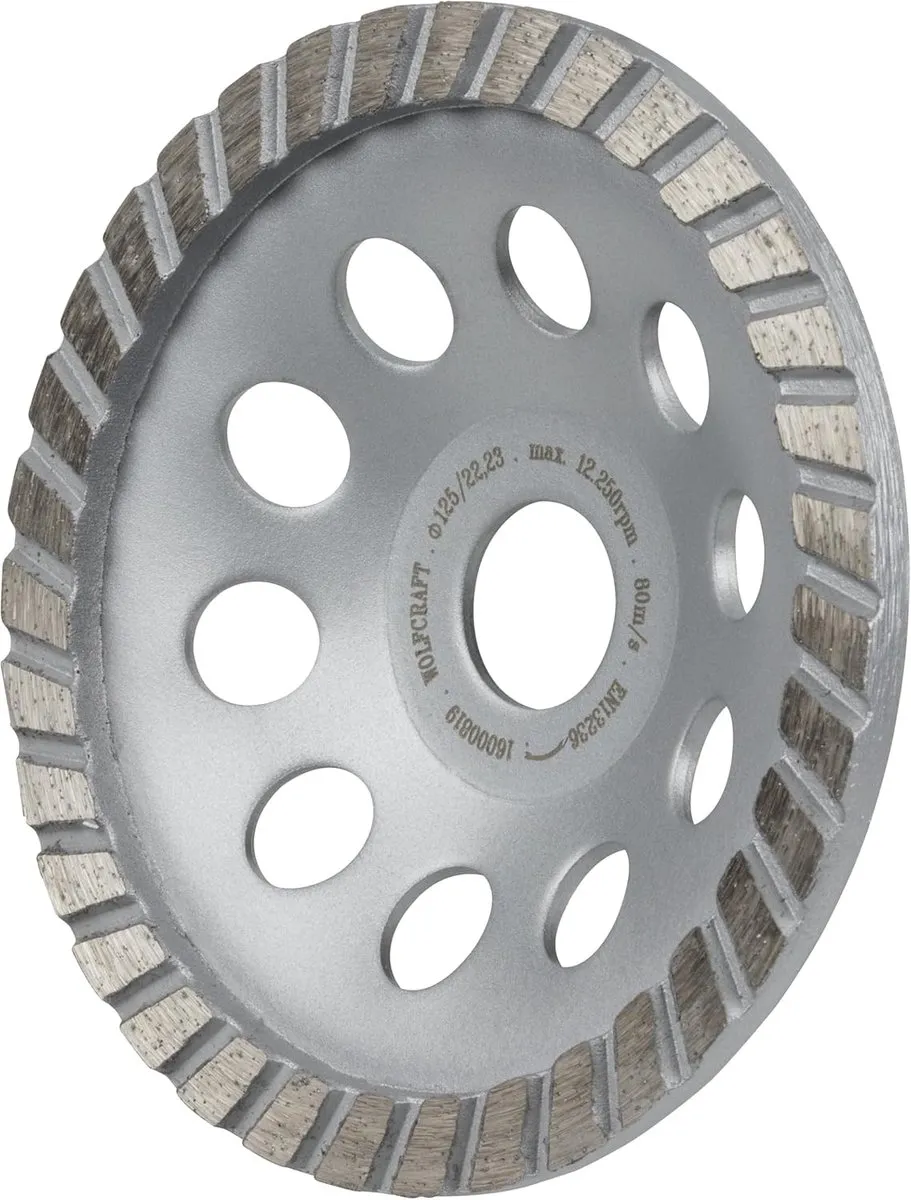 Wolfcraft Diamant Schuurkop Ø125mm Komschijf 8382000