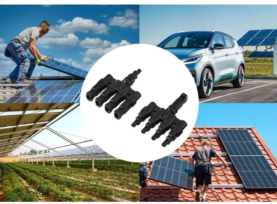 Tru Components TC-13805800 PV-aftakset - 4-voudig - Zwart
