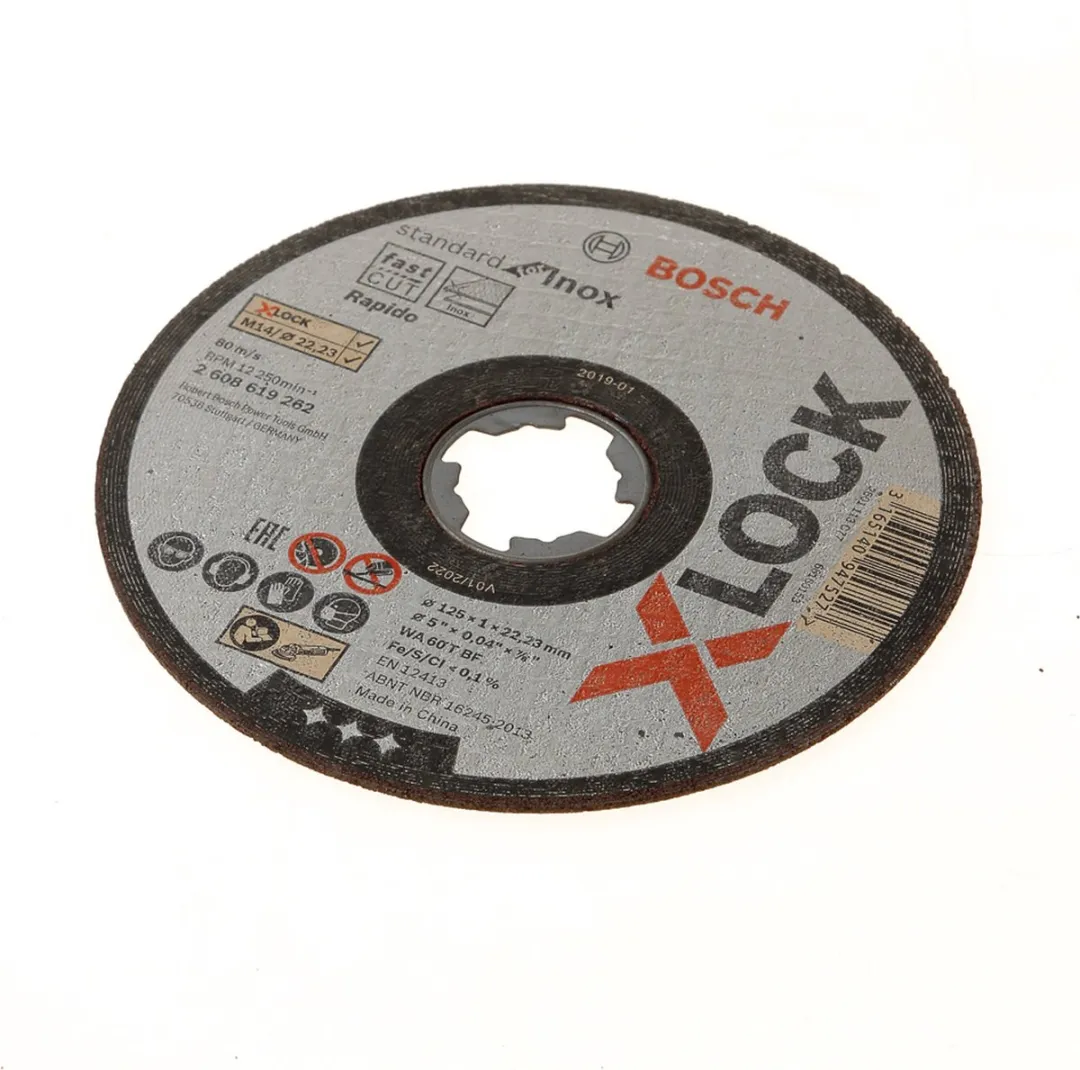 Bosch Professional Xlock Doorslijpschijf Inox 125mm