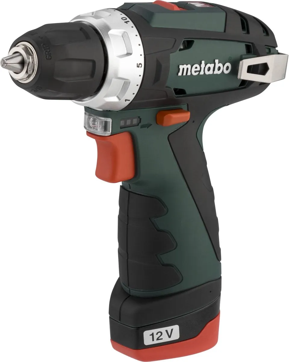 Metabo PowerMaxx BS Basic 600984500 Schroefmachine - 12V - 2x2.0Ah