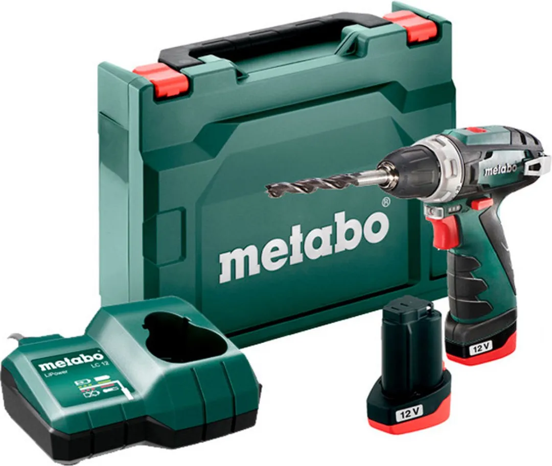 Metabo PowerMaxx BS Basic 600984500 Schroefmachine - 12V - 2x2.0Ah