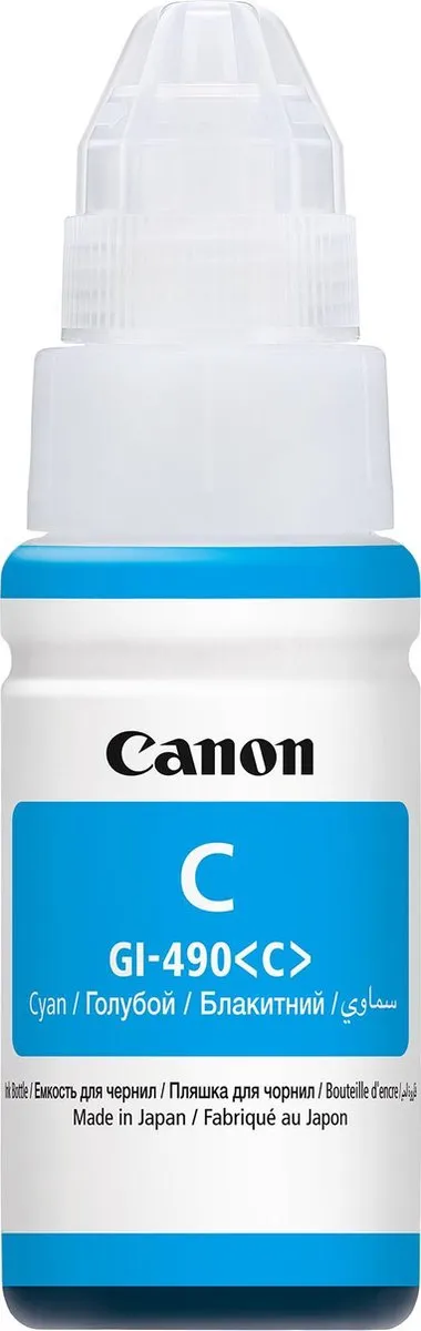 Canon GI-490 Cyaan Inktfles 70ml