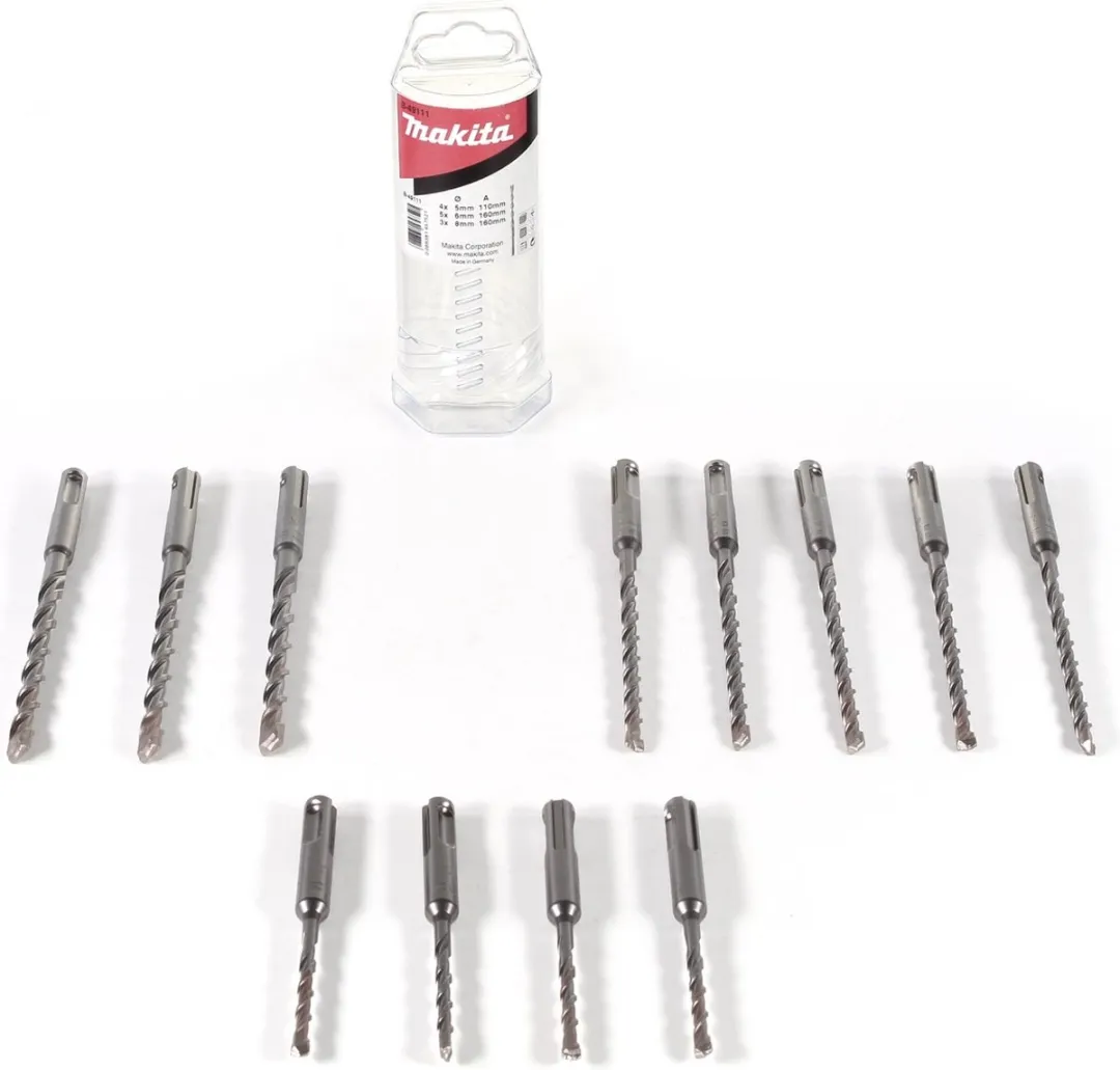 Makita SDS-Plus B-49111 Boren Set 12 Stuks