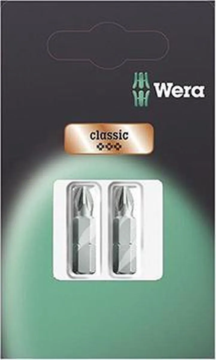 Wera Pozidriv Bits PZ3 25mm - 5 Stuks