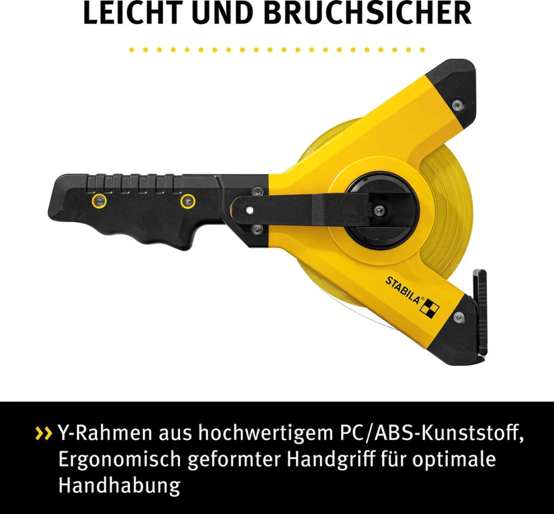 Stabila LBM 1000 Steel Rolmaat 100m - ABS