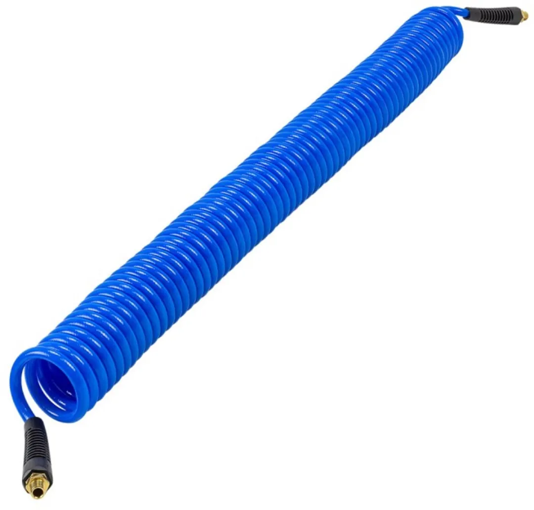 Forsage PU Spiraalslang 8x12mm - 10m - 1/4" Snelkoppelingen