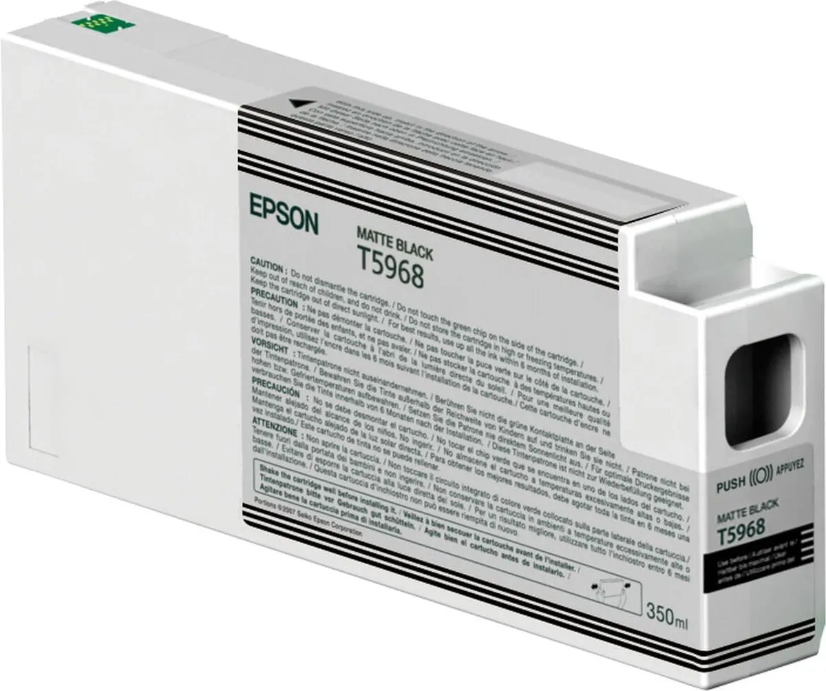 Epson UltraChrome HDR C13T59680N Mat Zwart Inktcartridge