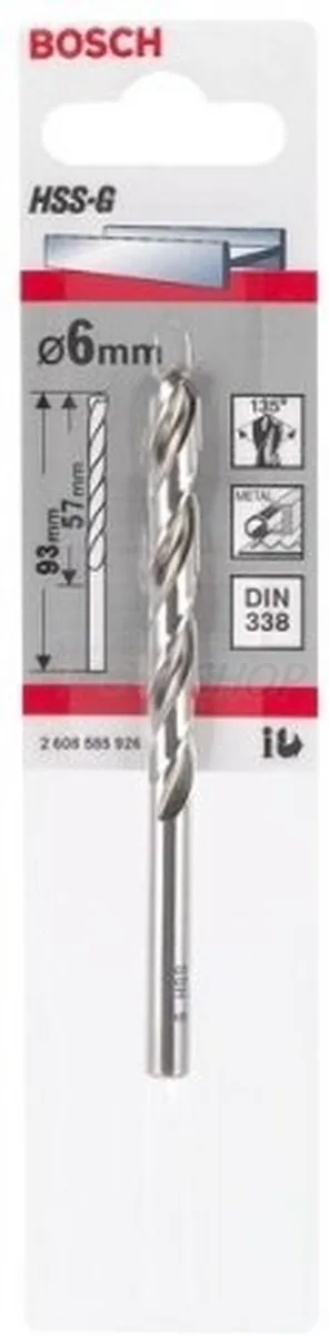 Bosch Metaalboren HSS-G 4,1mm - 1 Stuk