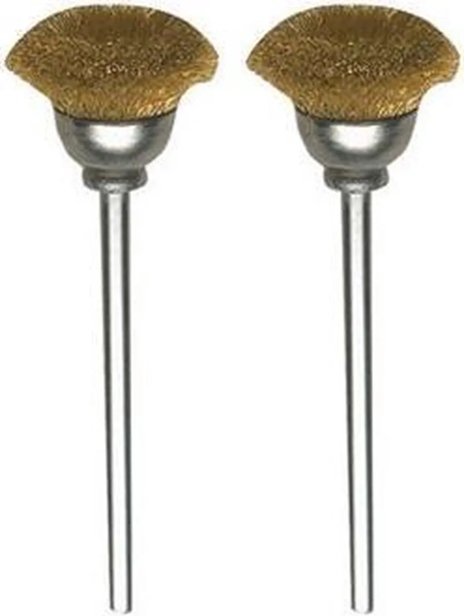 Proxxon Komborstels Messing Ø13mm - 2 Stuks