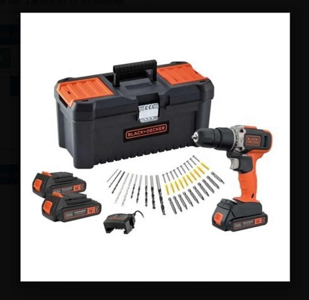 BLACK+DECKER BCD003C3TA-QW Boormachine