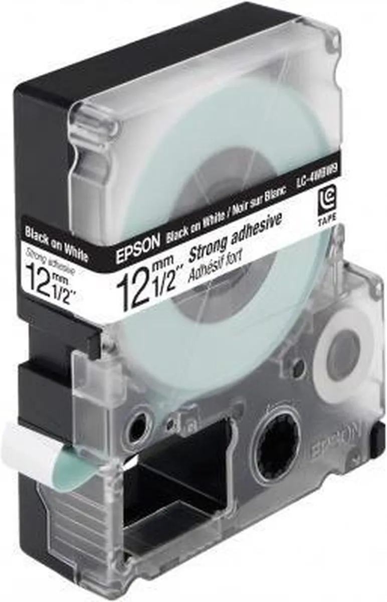Epson LC-4WBW9 Labeltape 12mm