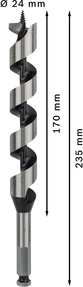 Bosch Professional Slangenboor 24x235mm Hout - 2608597634