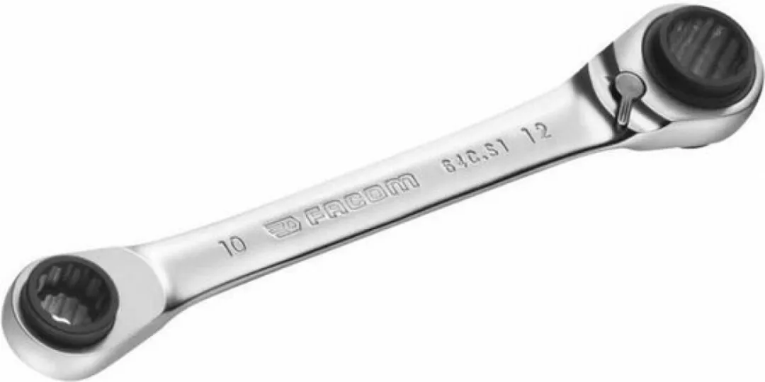 FACOM Ringratelsleutelsset 64C.S1 & 64C.S2 - 2 Stuks
