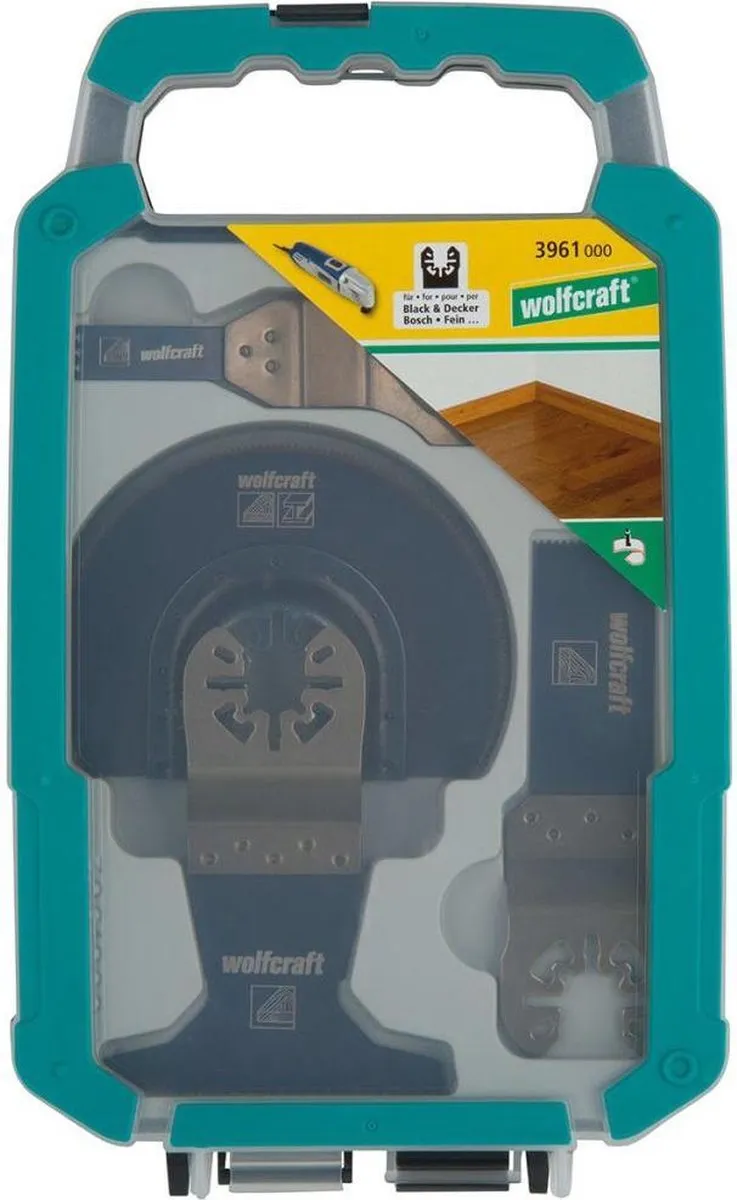 Wolfcraft Multitool Zaagbladset Starlock 4-delig - Oscillerend