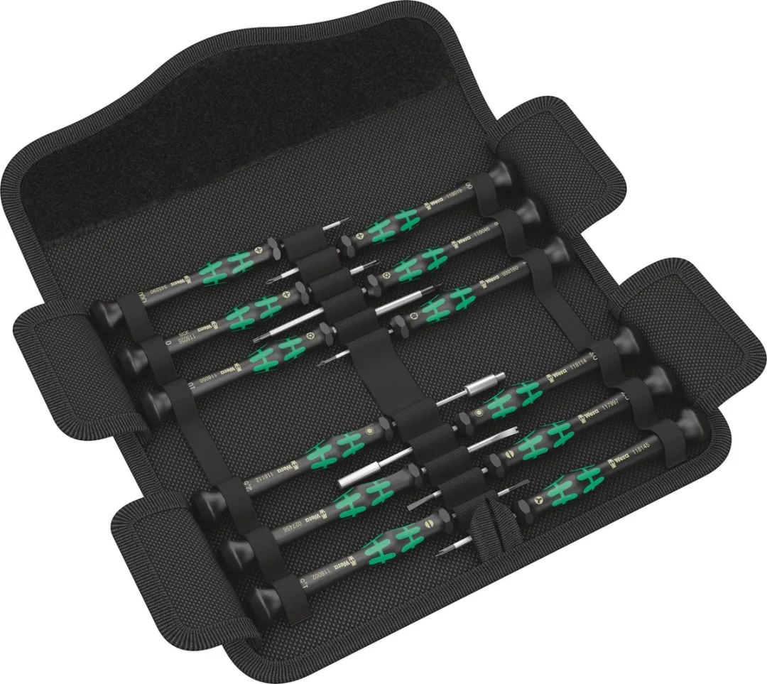 Wera Kraftform Micro 12 Electronics 05073677001 Schroevendraaierset - 12-delig