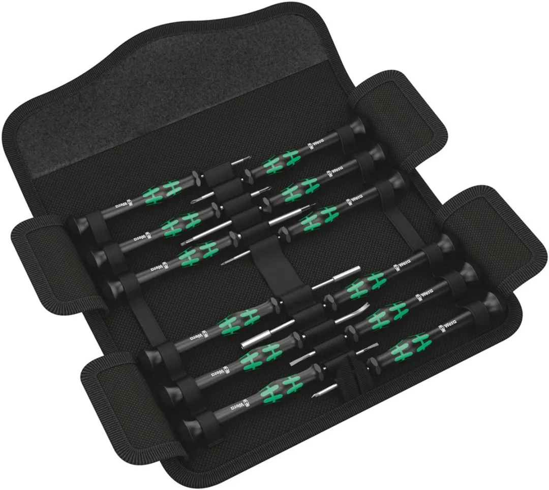 Wera Kraftform Micro 12 Electronics 05073677001 Schroevendraaierset - 12-delig