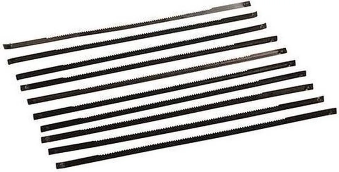 Silverline Figuurzaagbladen 130mm 14 TPI - 10 Stuks