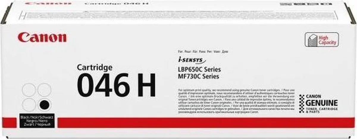 Canon 046H Toner - Zwart - 5000 pagina's