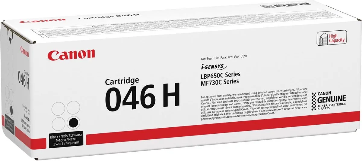 Canon 046H Toner - Zwart - 5000 pagina's