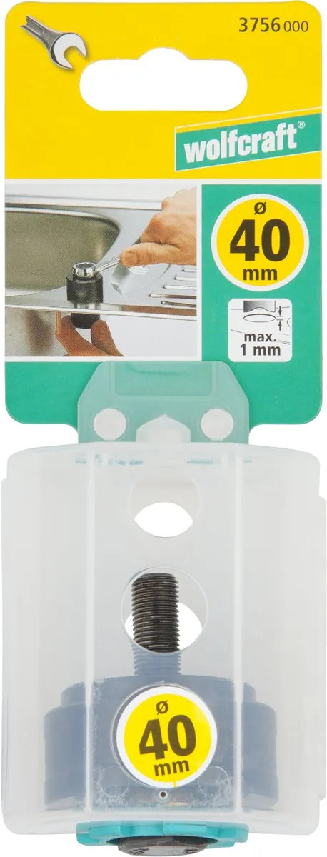 Wolfcraft Gatenpons 40mm Metaal - 3756000