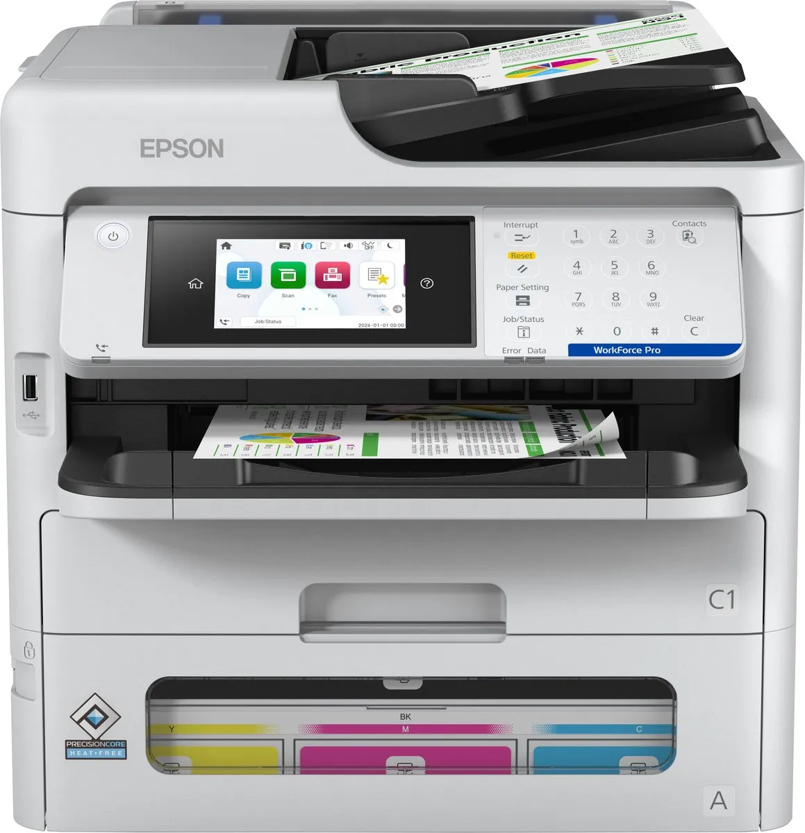Epson WorkForce Pro EM-C800RDWF Inkjetprinter - 35 ppm - Wi-Fi - 330 Vel