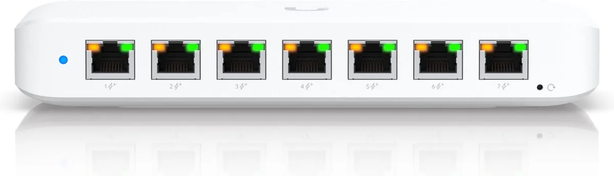 Ubiquiti USW-Ultra-210W Switch - 8x PoE 202W Wit