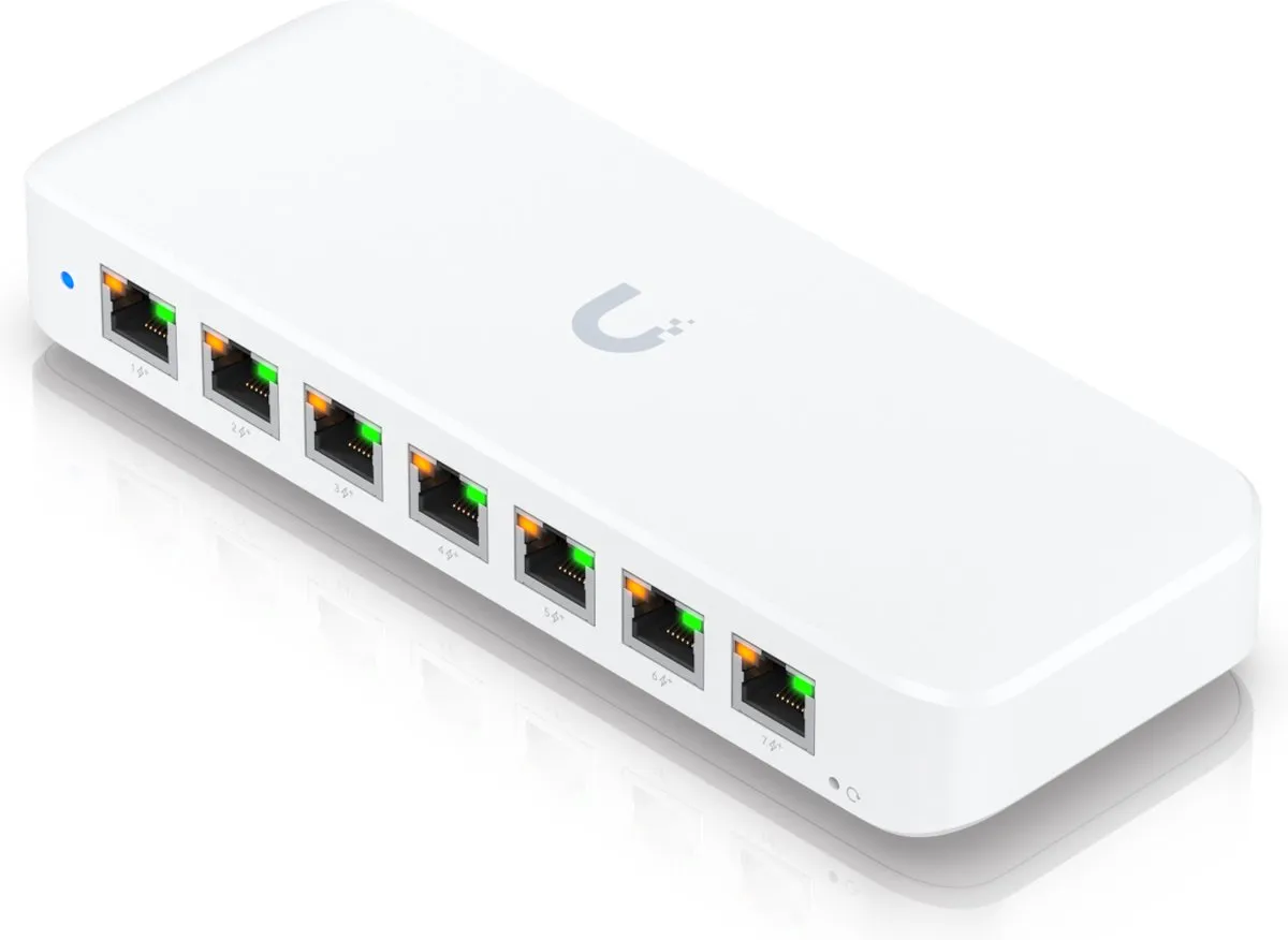 Ubiquiti USW-Ultra-210W Switch - 8x PoE 202W Wit